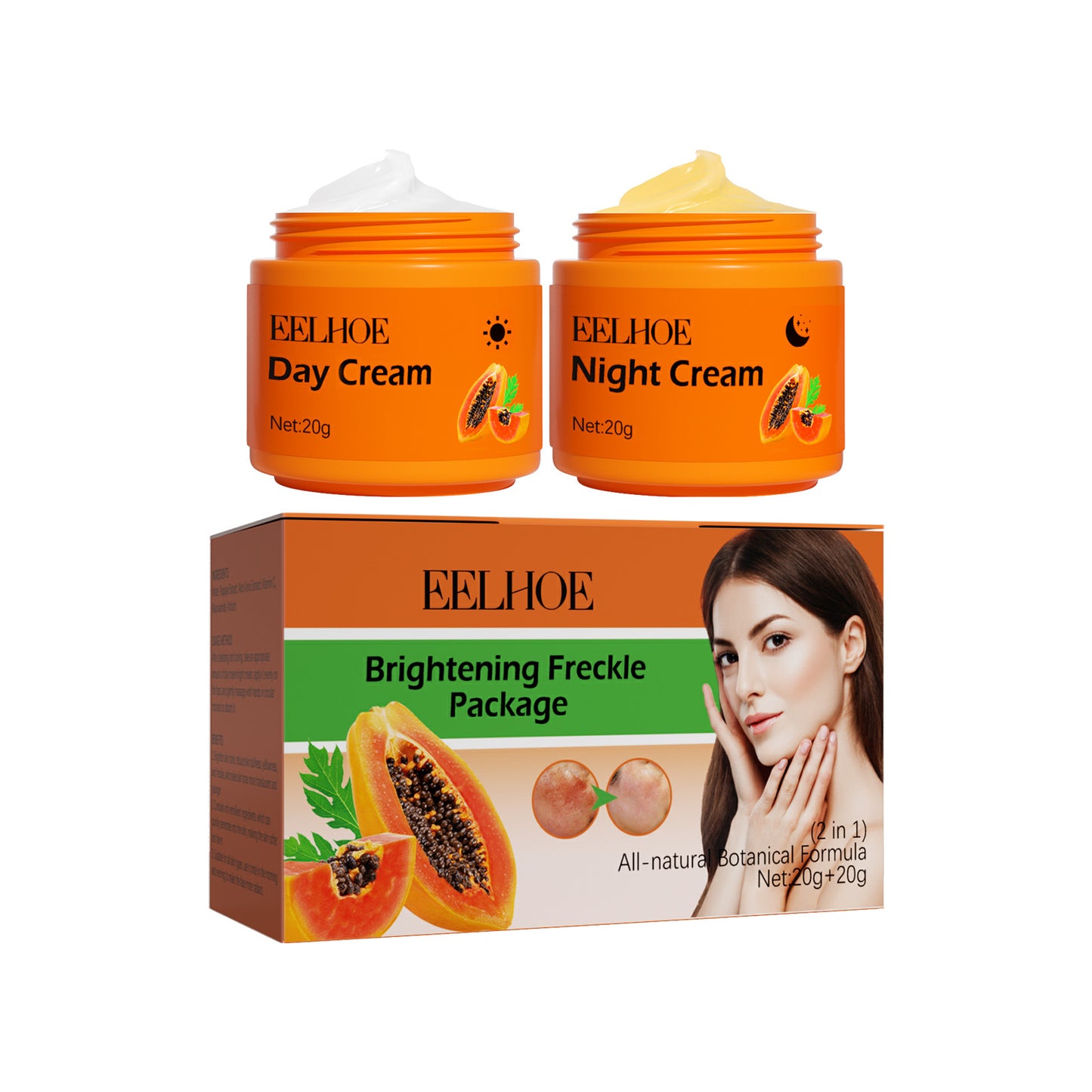 EELHOE Papaya Whitening Skin Radiance And Hydration For Day And Night Cream