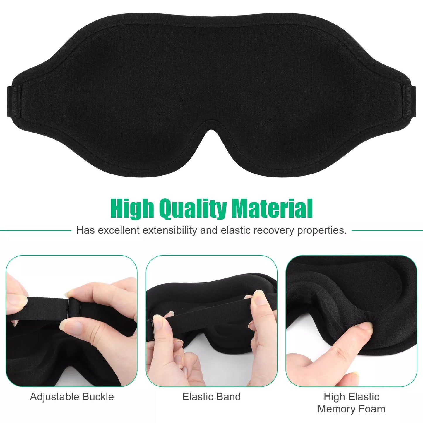 3D Travel Silk Eye Mask Sleeping Soft