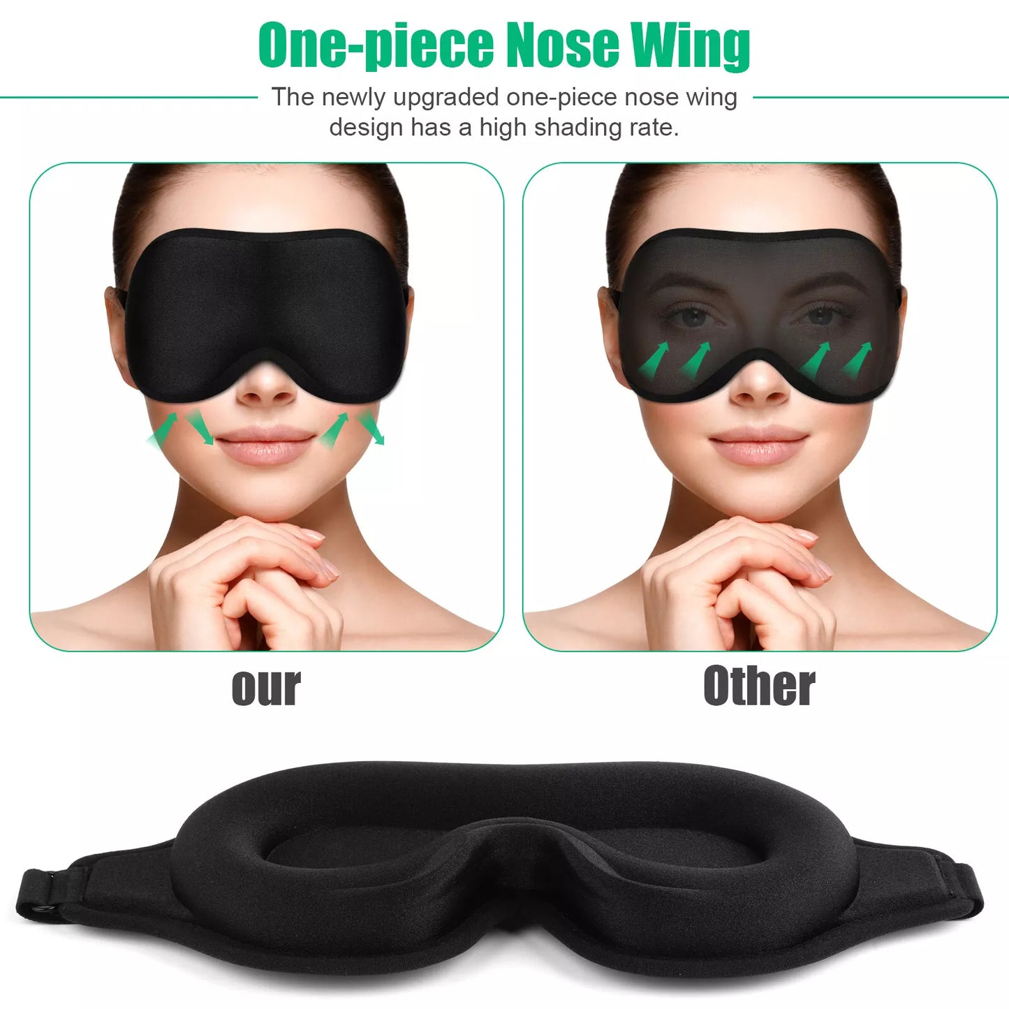 3D Travel Silk Eye Mask Sleeping Soft