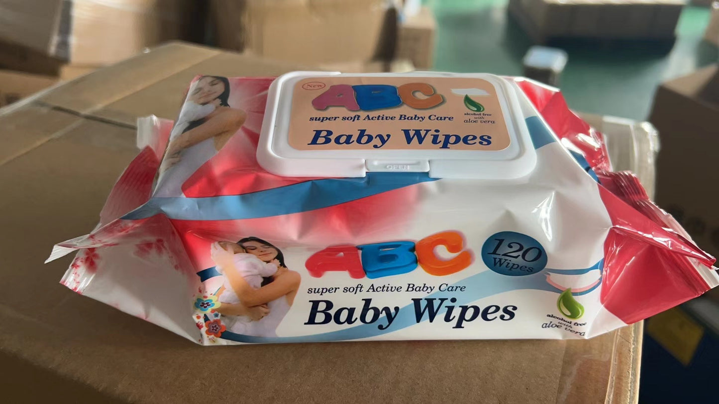 Pearl Texture Baby Wipes Daily Cleaning Care Babywipe Export Wholesale In Stock