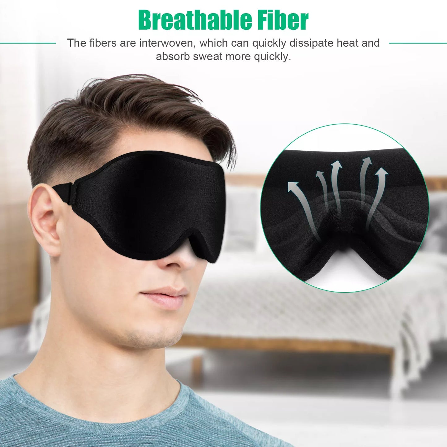 3D Travel Silk Eye Mask Sleeping Soft